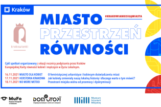 Cykl spotkań „Miasto – przestrzeń równości”