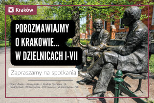 Rzeźba dwóch mężczyzn rozmawiających na ławce
